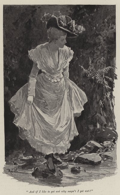 Illustration for A Colonel of The Empire, by Emily Lawless by Richard Caton Woodville junior